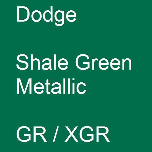 Dodge, Shale Green Metallic, GR / XGR.